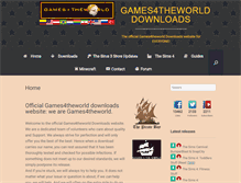 Tablet Screenshot of games4theworld.org